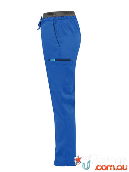 Blue medical scrub pants from Medi8 Unisex Stretch Scrub Pant collection