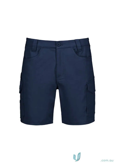 Navy blue Mens Essential Stretch Cargo Shorts for ultimate men’s stretch comfort