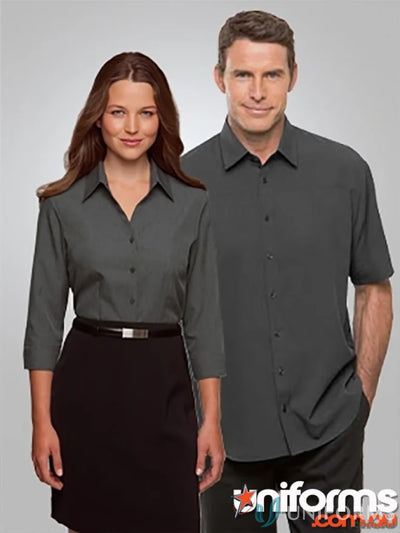 Matching professional short sleeve shirt for mens Ezylin Short Sleeve Shirt in sports uniforms