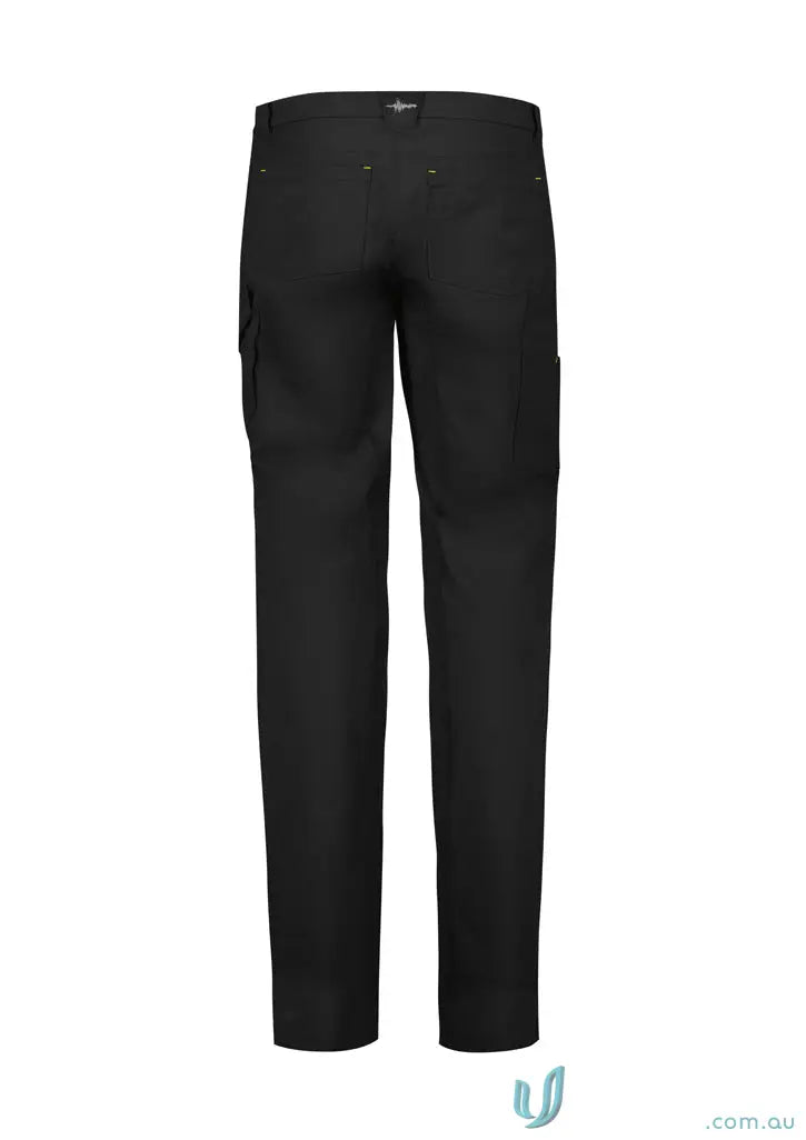 Mens lightweight outdoor pant with black cargo pants and large cargo pocket for ultimate comfort