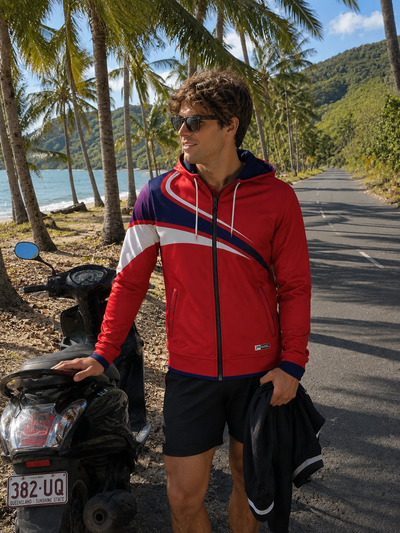 JK-C110 Custom Hooded Track Jacket