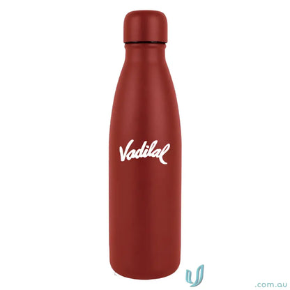Maroon Midas 600ml aluminium water bottle perfect for uniforms and workwear