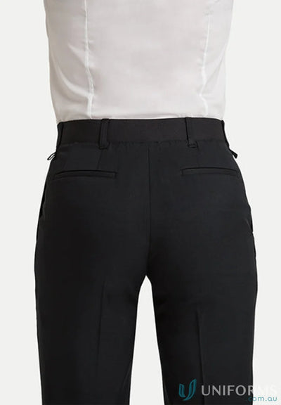 MIRANDA Elastic Back Pant black dress pants for uniforms and workwear style