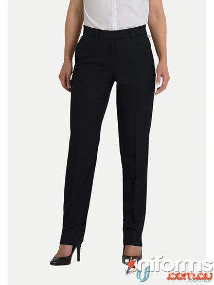 Black women’s dress pants from MIRANDA Elastic Back Pant, perfect for workwear and uniforms