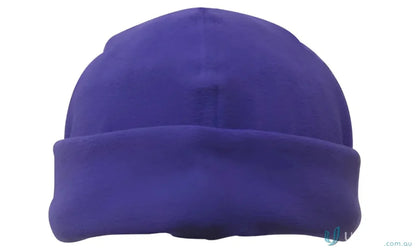 Purple fleece beanie from Mirco Fleece Beanie collection for cozy winter style