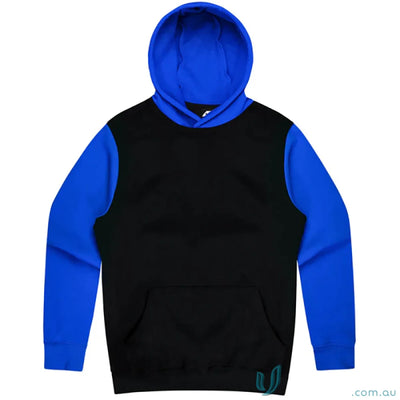 Monash Hoodie black and blue hooded sweatshirt suitable for 7XL workwear uniforms