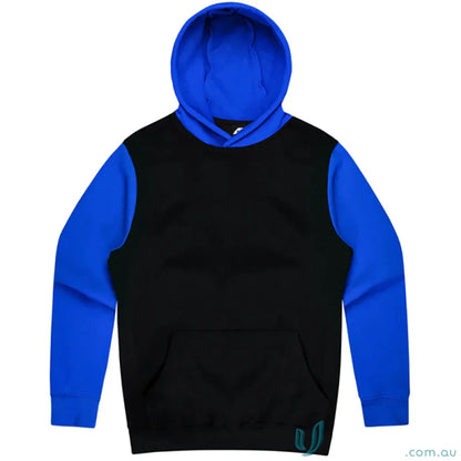 Monash Hoodie black and blue hooded sweatshirt suitable for 7XL workwear uniforms