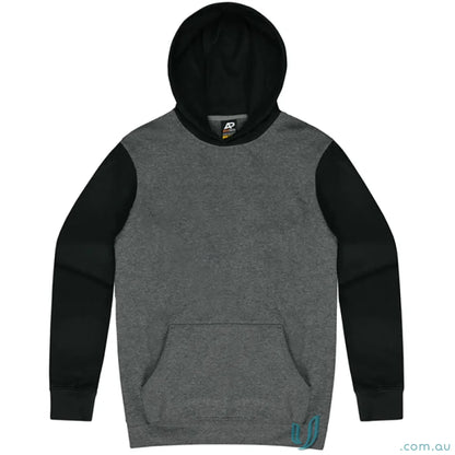 Gray and black Monash Hoodie with comfy fit, perfect for uniforms and chest measurements