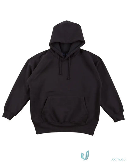 Black hoodie from MOQ250 Printed Youth Hoodie, perfect for uniforms and workwear