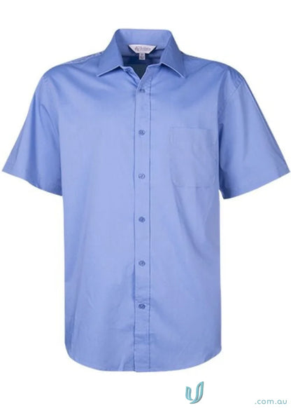 Light blue Mosman SS Shirt perfect for uniforms and workwear essentials