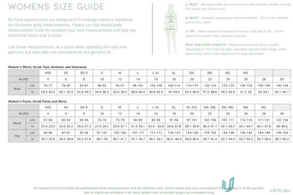 Women’s clothing size guide with measurements for pink happy feet comfort socks ccs250u