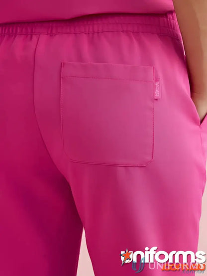Pink jogger scrub pants with back pocket from NBCF Womens Pink Bizcare Women’s Pink scrub pant -csp241ll