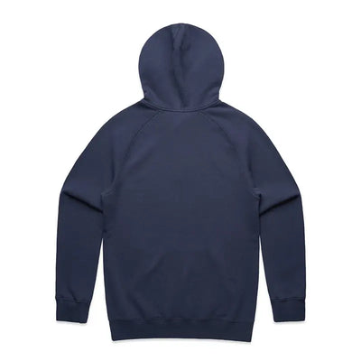 Navy blue nemesis hoodie with ribbed cuffs and hem perfect for comfortable work uniforms and casual workwear