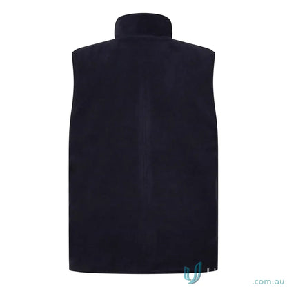 Dark blue NSW Rail reflective 4-in-1 jacket with sleeveless fleece vest and hand warmer pockets