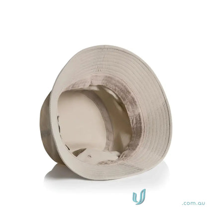 Beige cotton bucket hat from AS Colour 1171 lightweight quick-dry recycled nylon collection