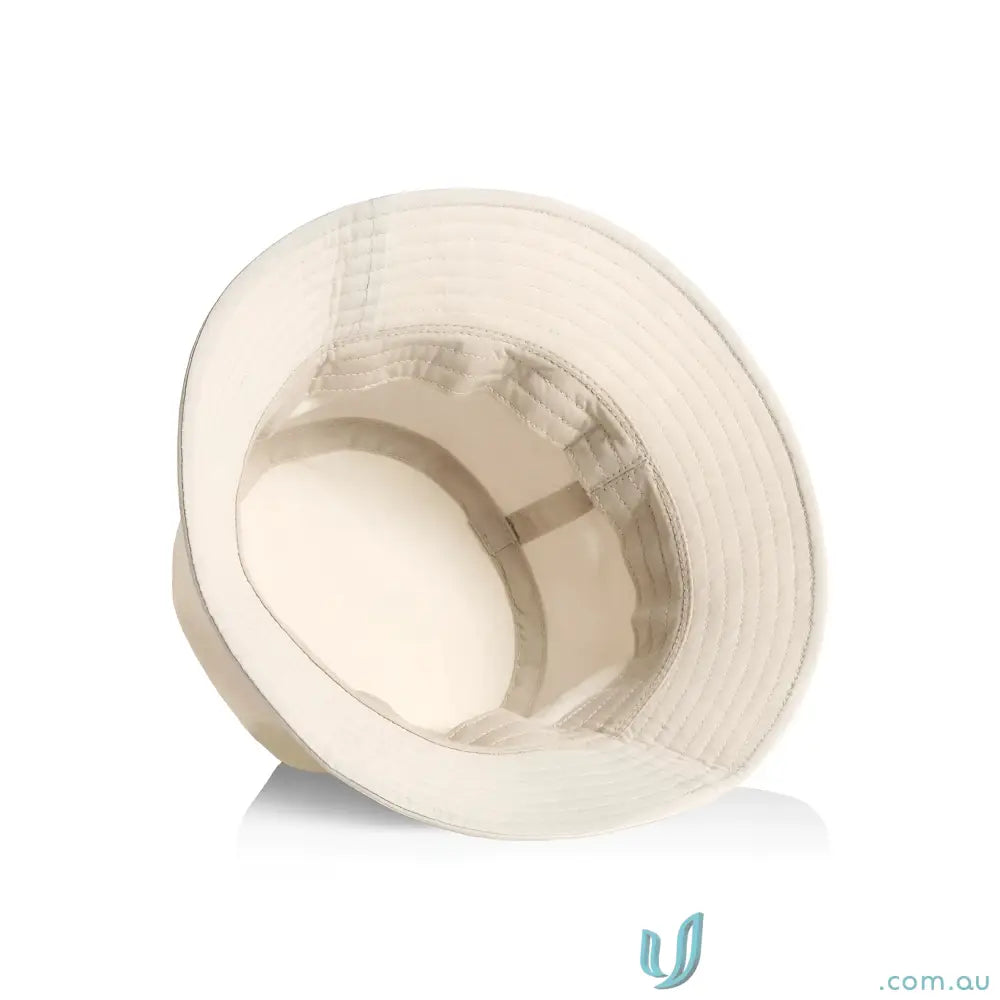 Cream-colored cotton bucket hat from AS Colour 1171 lightweight quick-dry recycled nylon collection