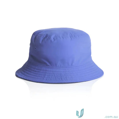 Light purple nylon bucket hat made of quick-dry recycled nylon with subtle stitching details