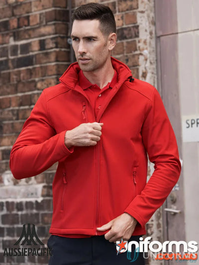 Red Olympus Jacket with zip, perfect for workwear and uniforms
