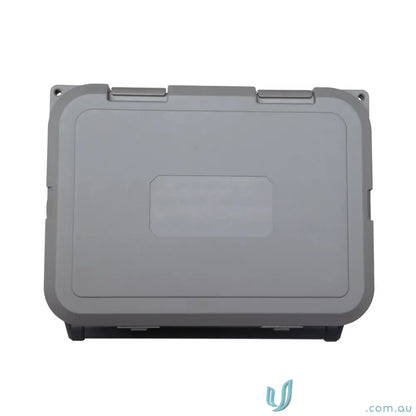 Gray On‑Ice 21L Portable Cooler with Bluetooth speaker and brandable surface