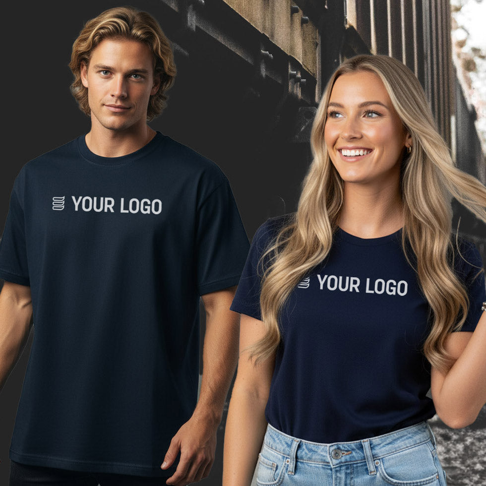 One Colour Printed Adult Tee