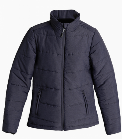 Outlander Eco Jacket dark navy puffer with eco-thread outlander fabric