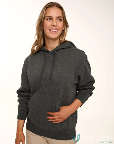 Gray passion fleece hoodie with hood lining from FL09 Spirit Unisex collection