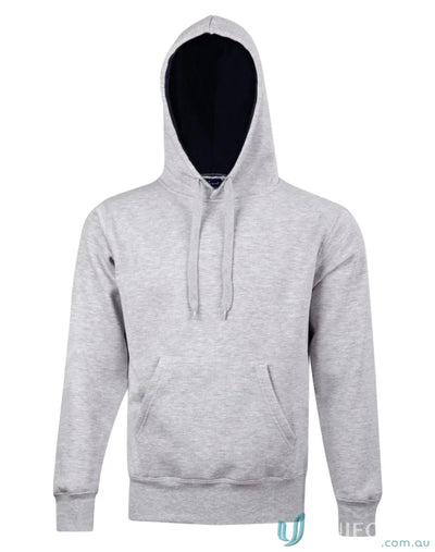 Gray Passion Fleece Hoodie with hood lining, perfect for FL09 Spirit Unisex style