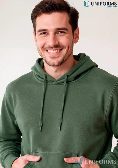 Green hooded sweatshirt from Passion Fleece Hoodie with comfy hood lining, unisex style