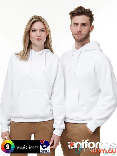 Two people wearing Passion Fleece Hoodie fl09 Spirit Unisex with cozy hood lining