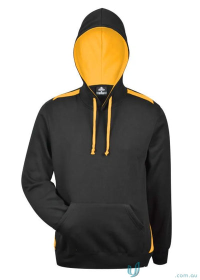 Black and gold Paterson Hoodie perfect for uniforms and workwear comfort