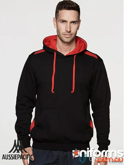 Black and red Paterson Hoodie ideal for workwear and casual uniforms