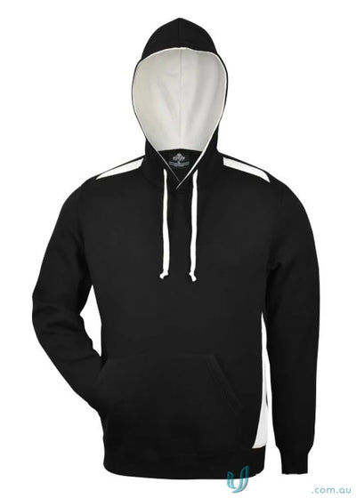 Black and white Hooded Sweatshirt perfect for workwear or casual uniforms - Paterson Hoodie