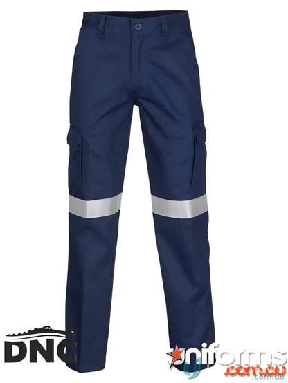 Navy blue Patron Saint Flame Retardant Cargo Pants with reflective stripes and 3M Tape