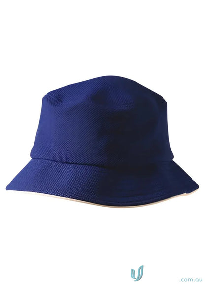 Winning Spirit Pique mesh bucket hat for sun protection and stylish flair