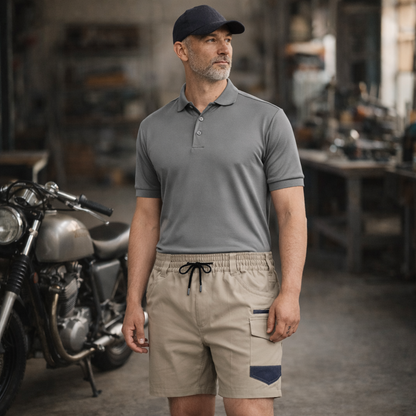 Planett Cotton Stretch Cuffed Short