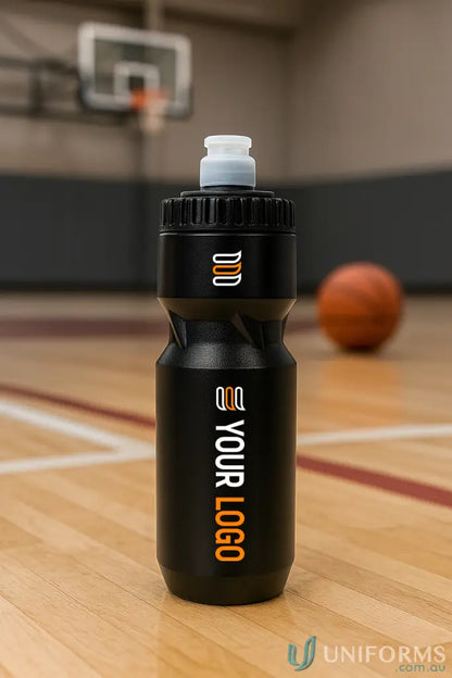 Black Planett Trek Bottle 700ml with white push-pull cap for outdoor adventures