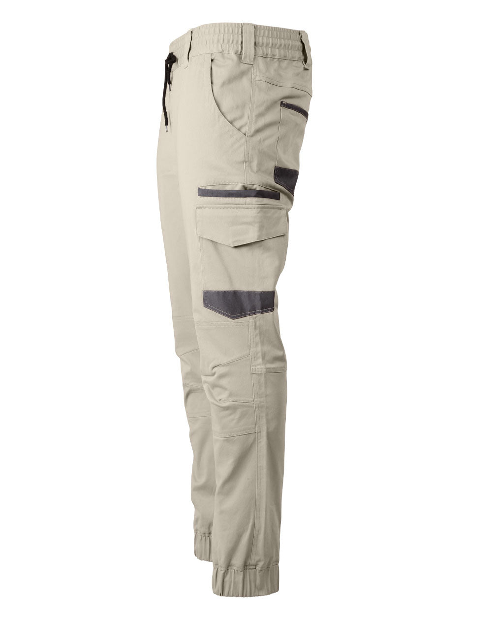 PLANETT Womens Cotton Stretch Cuffed Work Pants