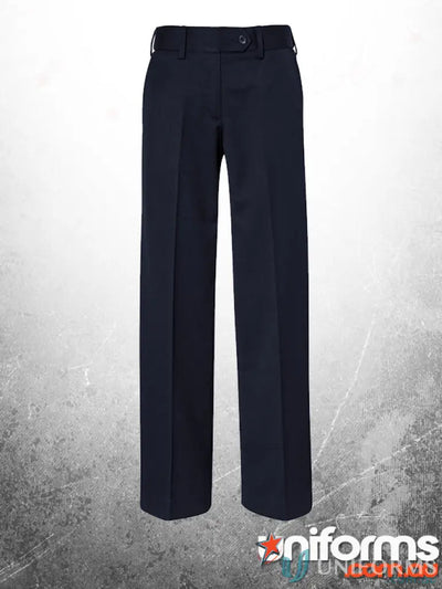 Navy blue work uniforms Plumbers Choice Ladies FlexiBand Pant with perfect fit and hem allowance