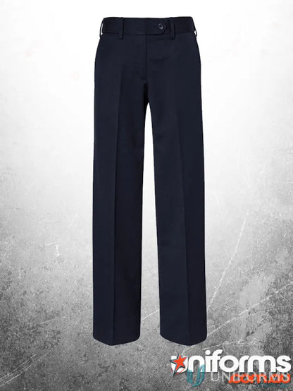 Navy blue work uniforms Plumbers Choice Ladies FlexiBand Pant with perfect fit and hem allowance