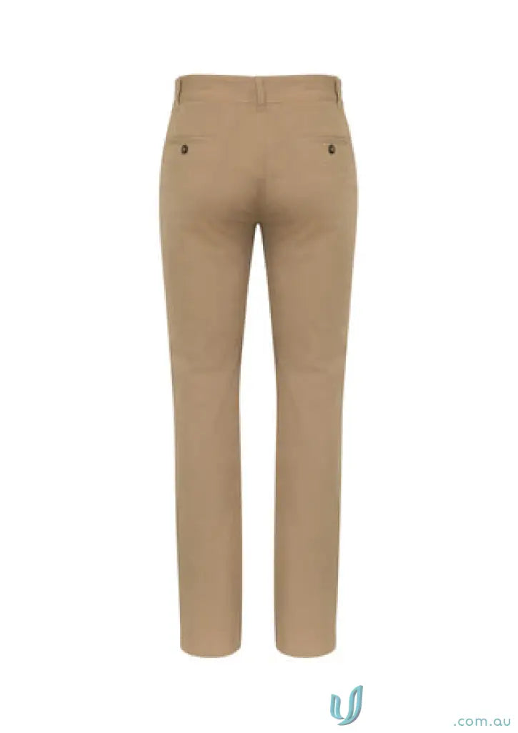 Plumbers Choice khaki chino pants BS724M with tailored fit work uniforms