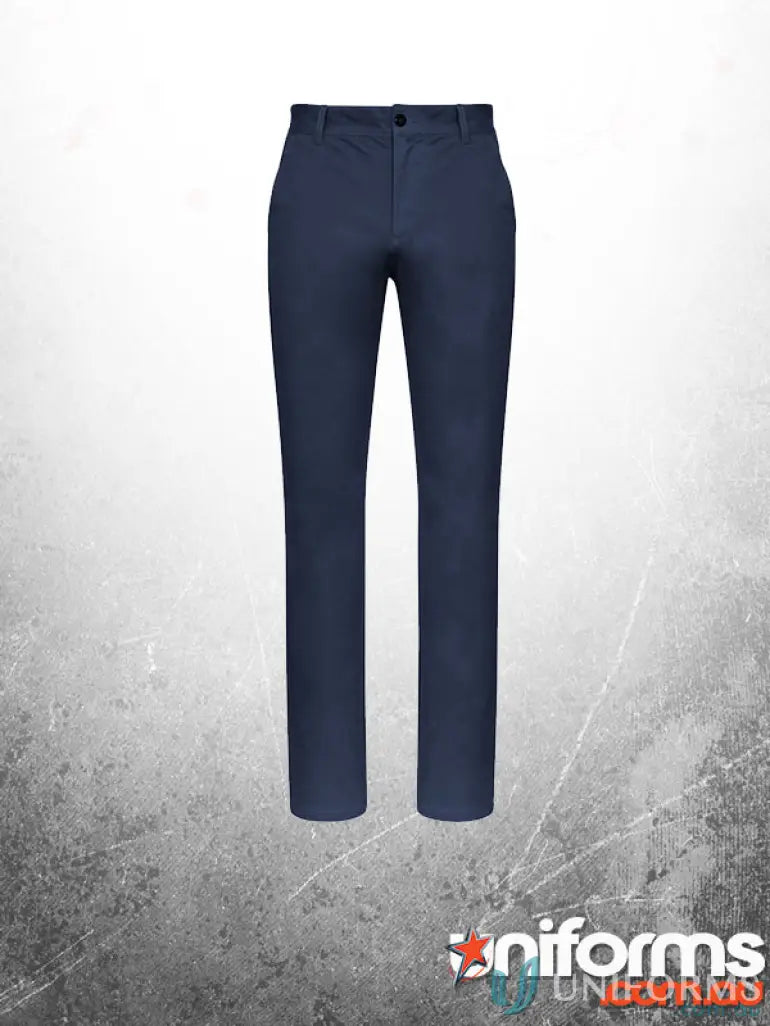 Navy blue dress pants for work uniforms, Plumbers Choice Mens Chino Pants bs724m tailored fit