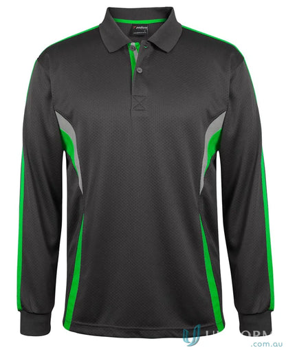 Podium Cool Long Sleeve Polo - POLO