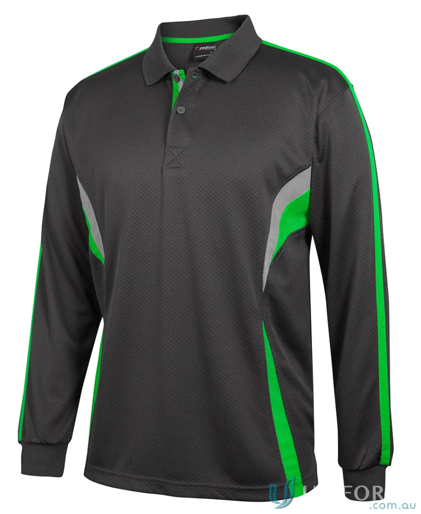 Podium Cool Long Sleeve Polo - POLO