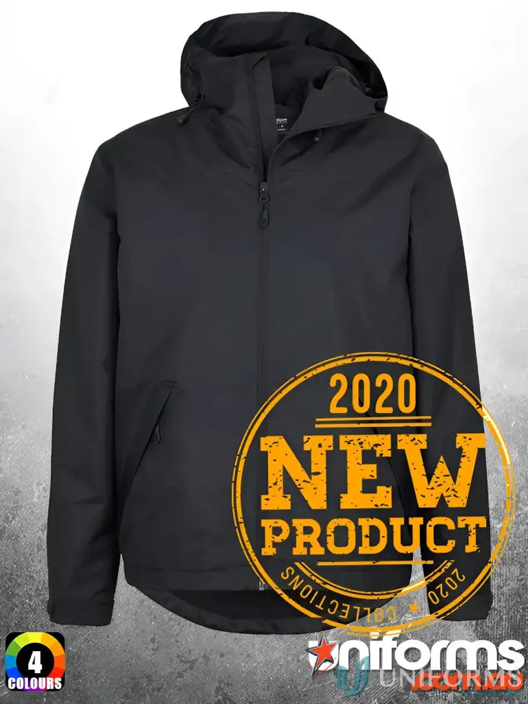 Black hooded Podium Tech Jacket from JB’s Podium Tech to stay warm and stylish