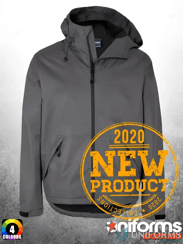 Gray hooded Podium Tech Jacket from JB’s Podium Tech perfect to stay warm