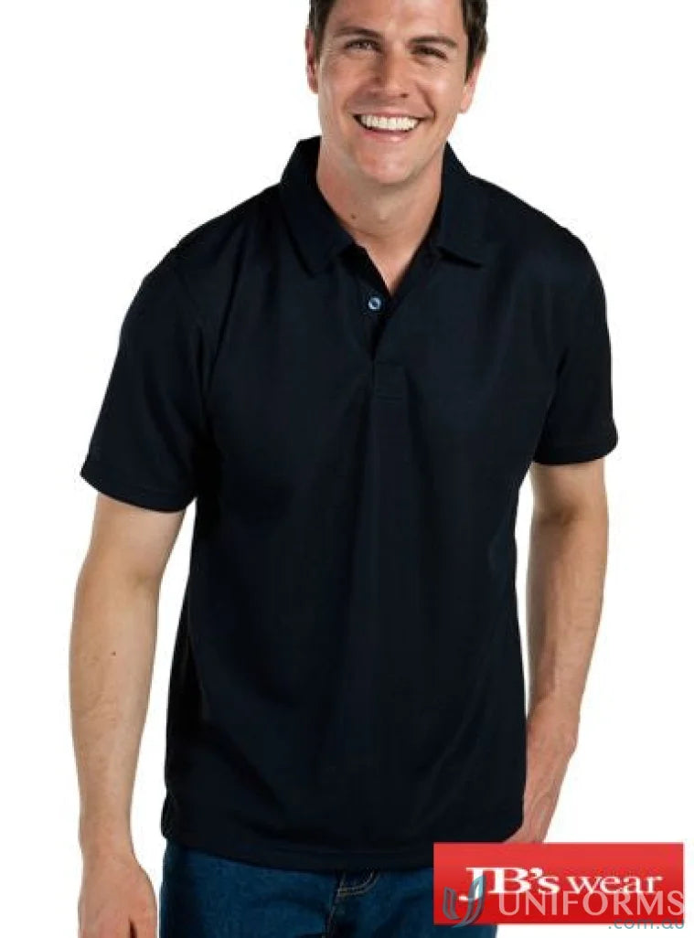 Man in Podium Waffle Sport Polo, stylish workwear made from comfy fabric