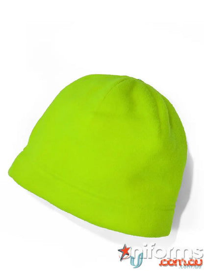 Bright lime green JB’s Polar Beanie perfect for cold weather and winter style
