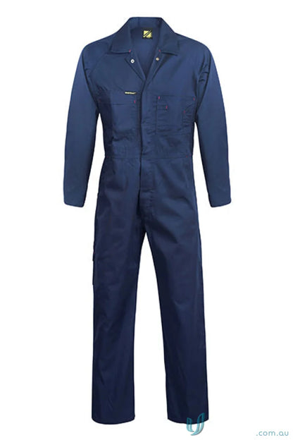 Navy blue PolyCotton Coveralls with pockets, perfect workwear for uniforms