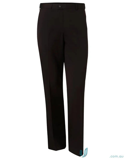 Black PolyViscose Stretch Pants with flexi waist perfect for workwear or uniforms