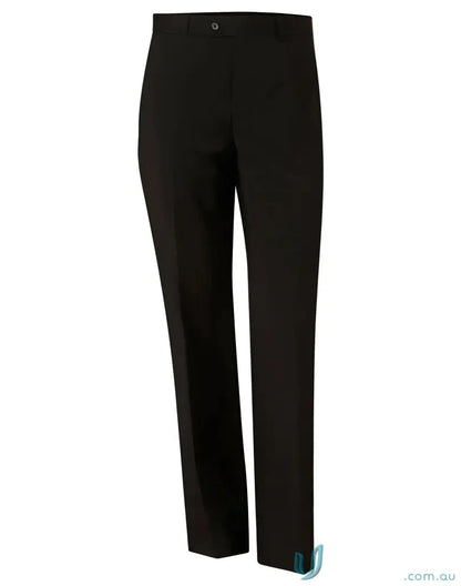 Black PolyViscose Stretch Pants with Flexi Waist for uniforms and workwear needs
